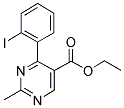 ETHYL-2-METHYL-4-(2-IODOPHENYL)-5-PYRIMIDINE CARBOXYLATE 结构式