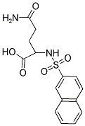 5-AMINO-2-[(2-NAPHTHYLSULFONYL)AMINO]-5-OXOPENTANOIC ACID 结构式