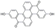 2,10-DIHYDROXY-DIBENZO[A,J]PERYLENE-8,16-DIONE 结构式