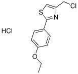 4-(CHLOROMETHYL)-2-(4-ETHOXYPHENYL)-1,3-THIAZOLE HYDROCHLORIDE 结构式