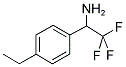 1-(4-乙基苯基)-2,2,2-三氟乙烷-1-胺 结构式