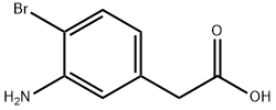 (3-Amino-4-bromo-phenyl)-acetic acid 结构式