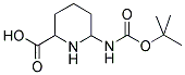 6-TERT-BUTOXYCARBONYLAMINO-PIPERIDINE-2-CARBOXYLIC ACID 结构式