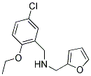 N-(5-CHLORO-2-ETHOXYBENZYL)-N-(2-FURYLMETHYL)AMINE 结构式