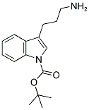 3-(3-Amino-propyl)-indole-1-carboxylic acid tert-butyl ester 结构式