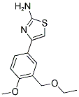 4-[3-(ETHOXYMETHYL)-4-METHOXYPHENYL]-1,3-THIAZOL-2-AMINE 结构式