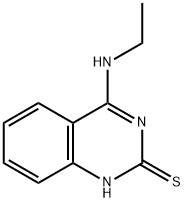 4-(乙氨基)喹唑啉-2-硫醇 结构式