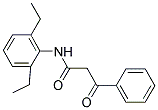 N-(2,6-DIETHYLPHENYL)-3-OXO-3-PHENYLPROPANAMIDE 结构式