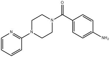(4-AMINOPHENYL)[4-(2-PYRIDINYL)PIPERAZINO]-METHANONE 结构式