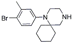 1-(4-BROMO-3-METHYLPHENYL)-1,4-DIAZASPIRO[5.5]UNDECANE 结构式