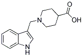 1-(1H-INDOL-3-YLMETHYL)-PIPERIDINE-4-CARBOXYLIC ACID 结构式