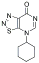 4-CYCLOHEXYL[1,2,3]THIADIAZOLO[5,4-D]PYRIMIDIN-7(4H)-ONE 结构式