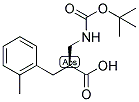 (S)-2-(TERT-BUTOXYCARBONYLAMINO-METHYL)-3-O-TOLYL-PROPIONIC ACID 结构式