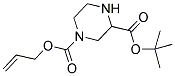 PIPERAZINE-1,3-DICARBOXYLIC ACID 1-ALLYL ESTER 3-TERT-BUTYL ESTER 结构式
