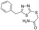 2-[(5-BENZYL-1,3,4-THIADIAZOL-2-YL)SULFANYL]ACETAMIDE 结构式