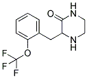 3-(2-TRIFLUOROMETHOXY-BENZYL)-PIPERAZIN-2-ONE 结构式