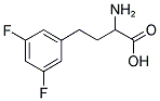 2-AMINO-4-(3,5-DIFLUORO-PHENYL)-BUTYRIC ACID 结构式