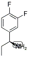 (S)-1-(3,4-DIFLUOROPHENYL)PROPAN-1-AMINE 结构式