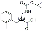 (R)-2-(TERT-BUTOXYCARBONYLAMINO-METHYL)-3-O-TOLYL-PROPIONIC ACID 结构式