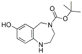 4-BOC-7-HYDROXY-2,3,4,5-TETRAHYDRO-1H-BENZO[E][1,4]DIAZEPINE 结构式