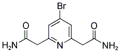 4-BROMOPYRIDINE-2,6-DIACETAMIDE 结构式