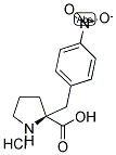 (S)-ALPHA-(4-NITROBENZYL)-PROLINE-HCL 结构式