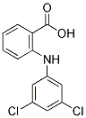 2-[(3,5-DICHLOROPHENYL)AMINO]BENZOIC ACID 结构式