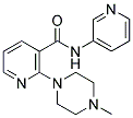 2-(4-METHYLPIPERAZIN-1-YL)-N-(PYRIDIN-3-YL)NICOTINAMIDE 结构式
