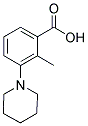 2-METHYL-3-PIPERIDIN-1-YL-BENZOIC ACID 结构式