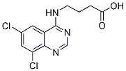 4-(6,8-DICHLORO-QUINAZOLIN-4-YLAMINO)-BUTYRIC ACID 结构式