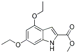 4,6-DIETHOXY-1H-INDOLE-2-CARBOXYLIC ACID METHYL ESTER 结构式