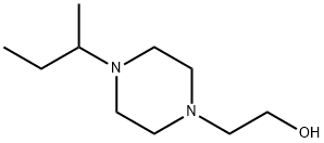 2-[4-(2-BUTYL)-PIPERAZIN-1-YL]-ETHANOL 结构式