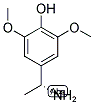 (R)-4-(1-AMINOETHYL)-2,6-DIMETHOXYPHENOL 结构式