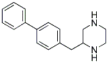 2-BIPHENYL-4-YLMETHYL-PIPERAZINE 结构式