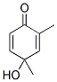 4-HYDROXY-2,4-DIMETHYL-2,5-CYCLOHEXADIEN-1-ONE 结构式