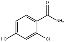 2-氯-4-羟基苯甲酰胺 结构式