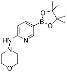 6-(4-吗啡氨基)嘧啶-3-硼酸频哪酯 结构式