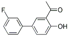 1-(3'-FLUORO-4-HYDROXY[1,1'-BIPHENYL]-3-YL)ETHANONE 结构式