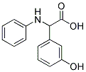 (3-HYDROXY-PHENYL)-PHENYLAMINO-ACETIC ACID 结构式