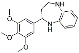 2-(3,4,5-TRIMETHOXY-PHENYL)-2,3,4,5-TETRAHYDRO-1H-BENZO[B][1,4]DIAZEPINE 结构式
