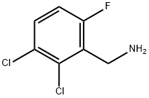 2,3-二氯-6-氟苄胺 结构式