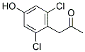 2,6-Dichloro-4-hydroxyphenylacetone 结构式