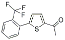 1-(5-[2-(TRIFLUOROMETHYL)PHENYL]-2-THIENYL)ETHANONE 结构式