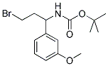 TERT-BUTYL 3-BROMO-1-(3-METHOXYPHENYL)PROPYLCARBAMATE 结构式