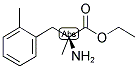 (S)-2-Amino-2-methyl-3-o-tolyl-propionic acid ethyl ester 结构式