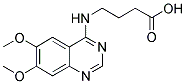 4-(6,7-DIMETHOXY-QUINAZOLIN-4-YLAMINO)-BUTYRIC ACID 结构式