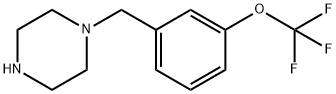 1-(3-(三氟甲氧基)苄基)哌嗪 结构式