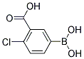 5-二羟硼基-2-氯苯甲酸 结构式