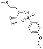 2-[[(4-ETHOXYPHENYL)SULFONYL]AMINO]-4-(METHYLTHIO)BUTANOIC ACID 结构式