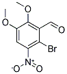 2-BROMO-5,6-DIMETHOXY-3-NITRO-BENZALDEHYDE 结构式